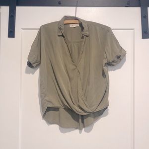 Lou & Grey Wrap Blouse